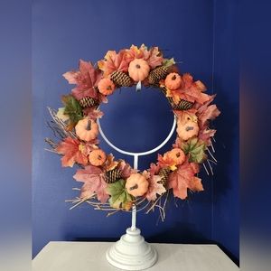Handmade fall wreath